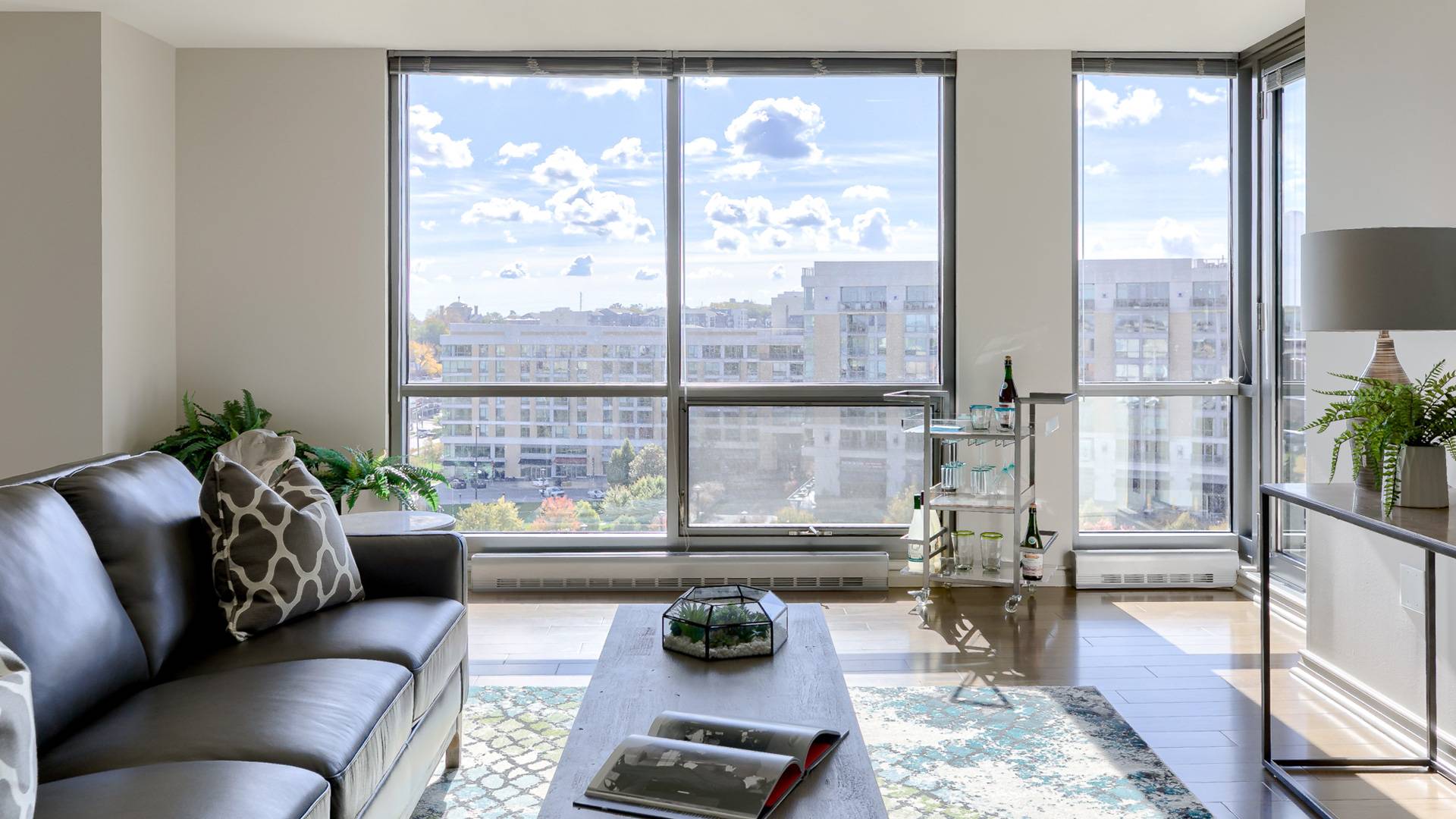 Interior view of a condo at Midtown Crossing