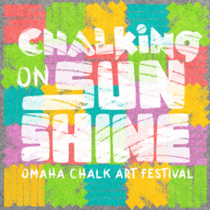 Chalking on Sunshine Chalk Art Festival Omaha logo