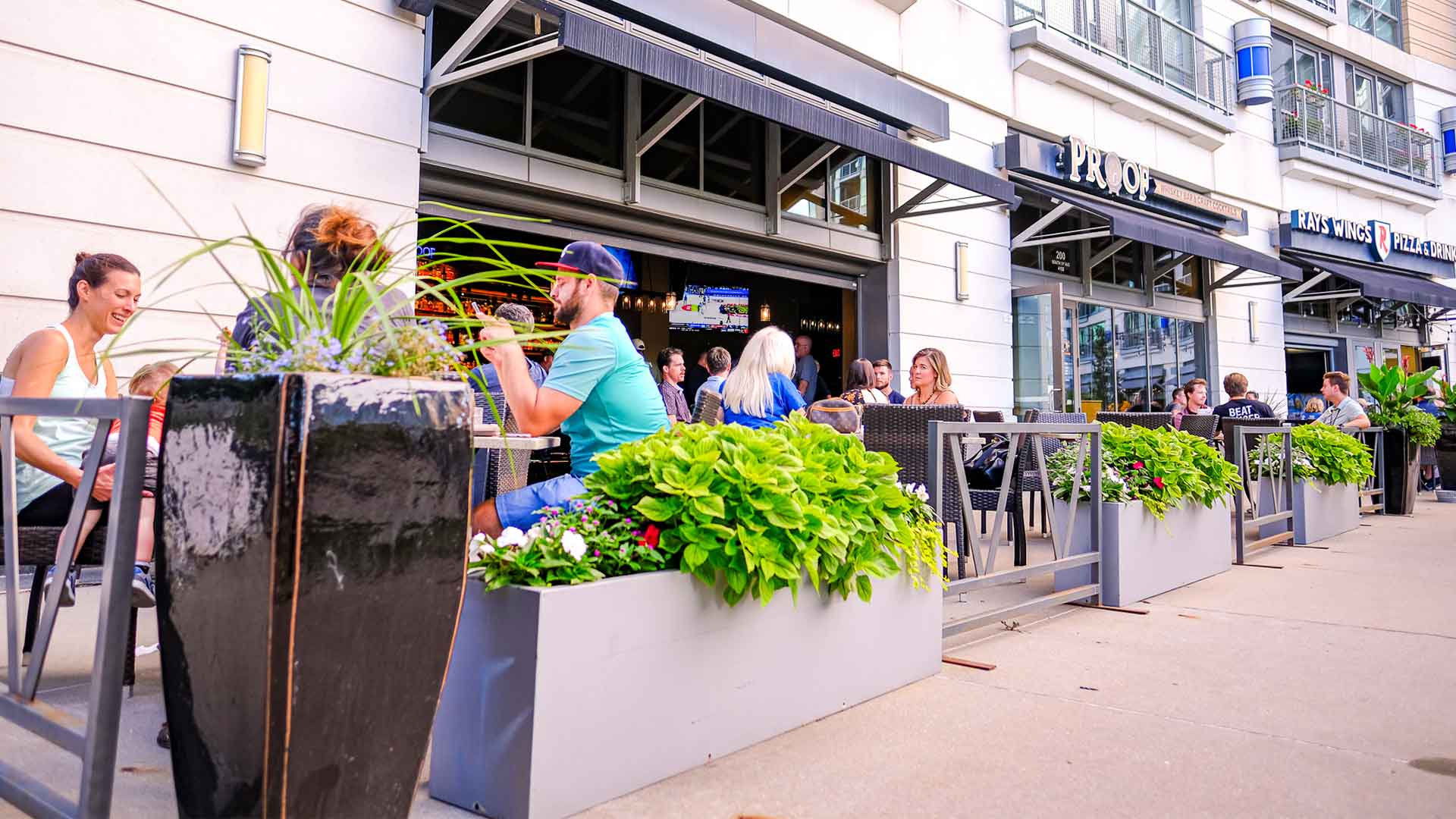 ProofPatio1920x1080 People on Proof Patio at Midtown Crossing