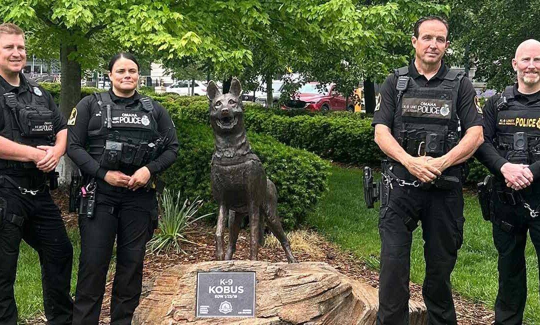 Fallen OPD K9 Honored with Rededication of New Bronze Sculpture in Turner Park