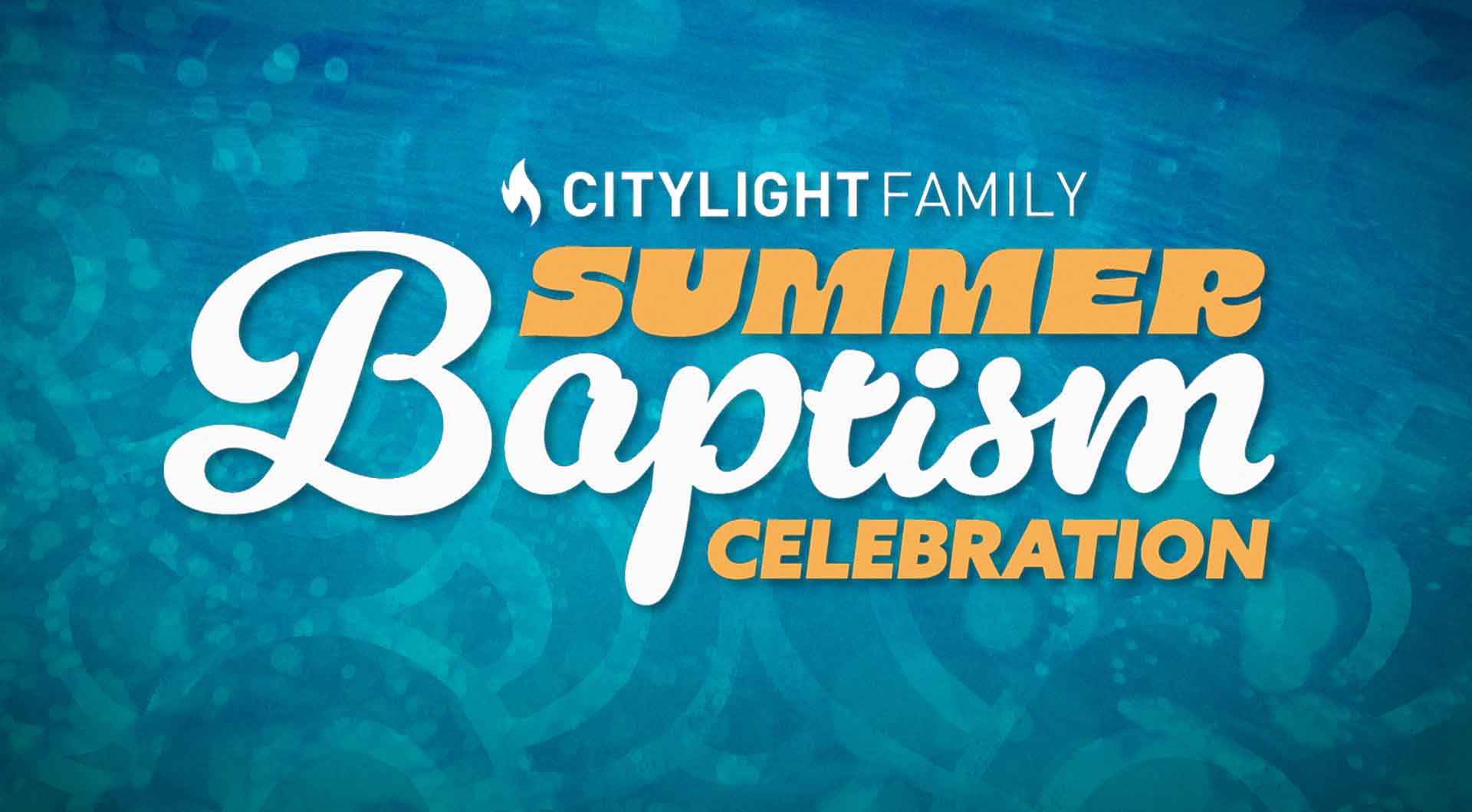 Citylight Summer Baptism Celebration logo