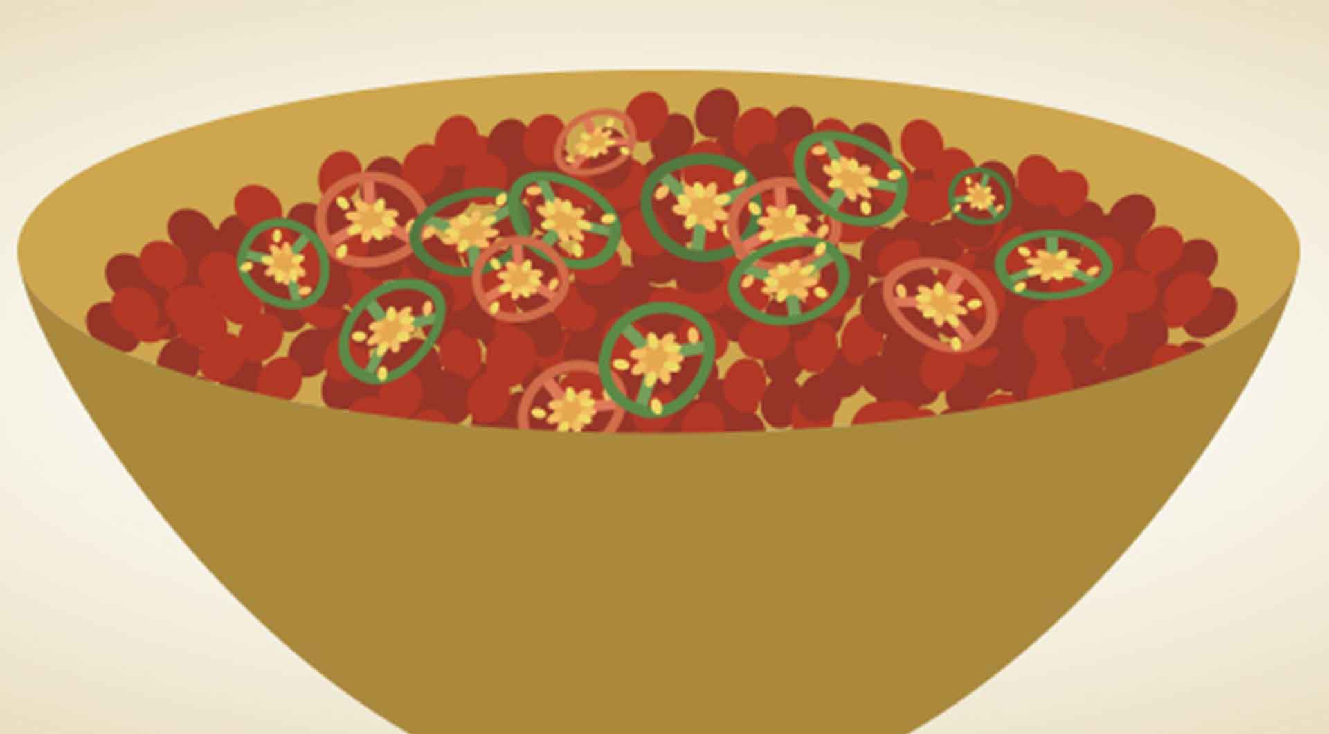 Bowl of chili graphic