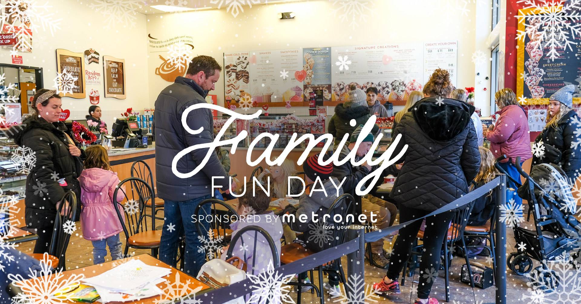 Family Fun Day logo with Metronet