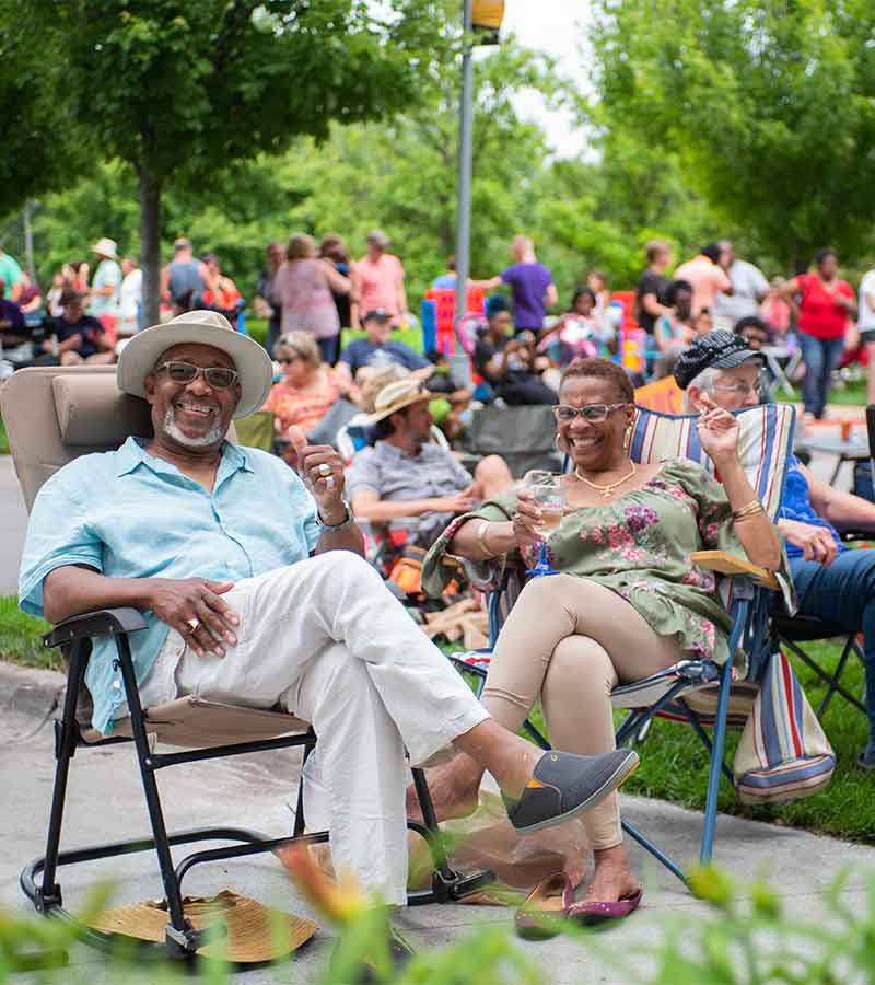 ConcertAttendees800x900 People attending a concert in Turner Park